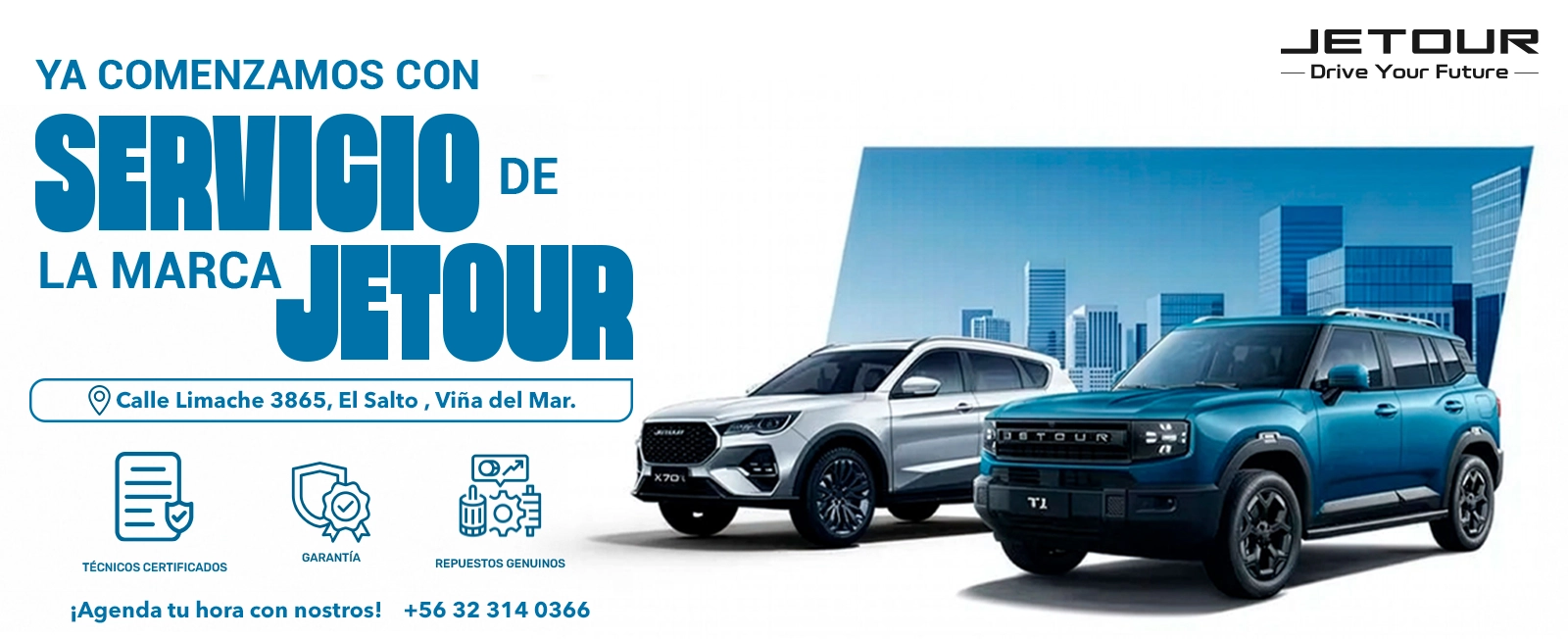 SERVICIO DE LA MARCA JETOUR