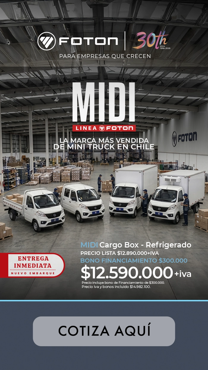foton midi refrigerado