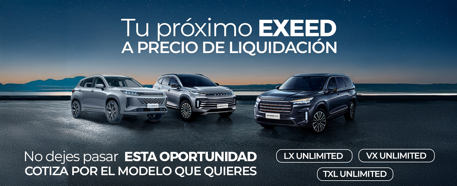 EXEED LIQUIDACION