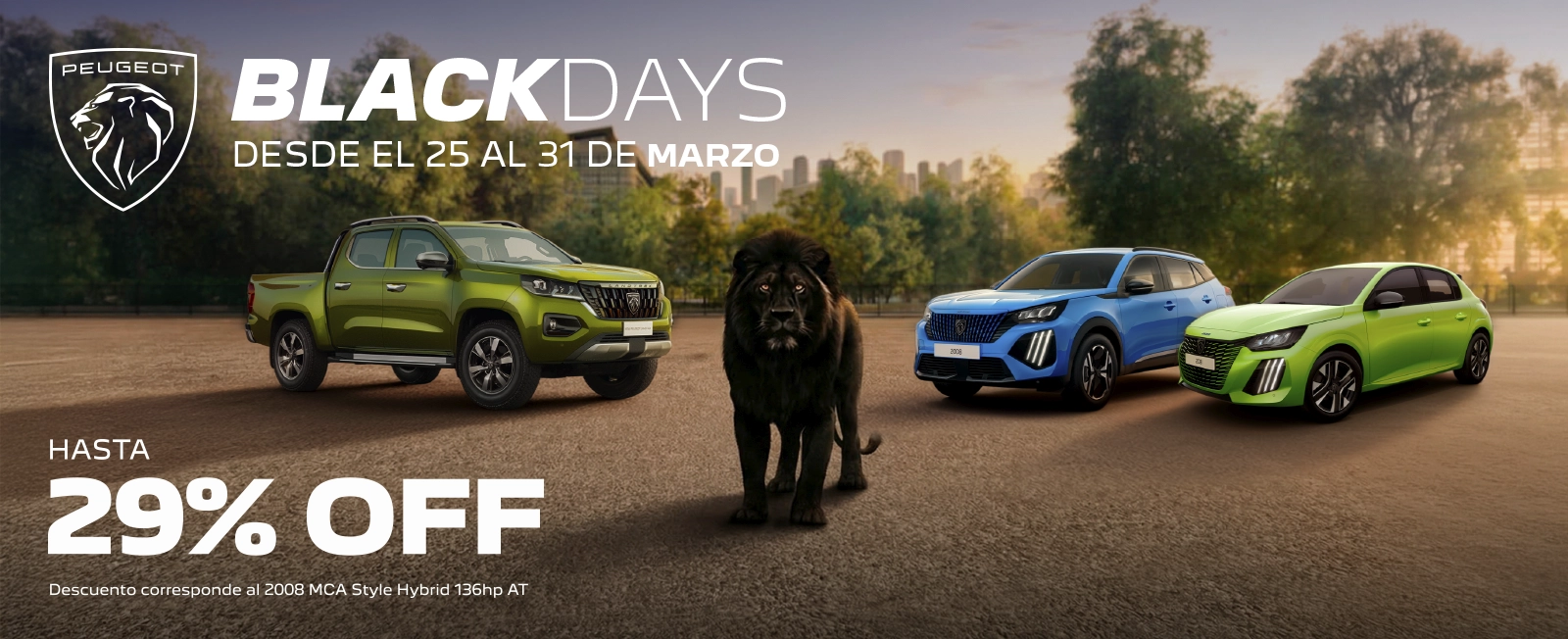 BLACK DAYS Peugeot Banner BLACK DAYS Peugeot